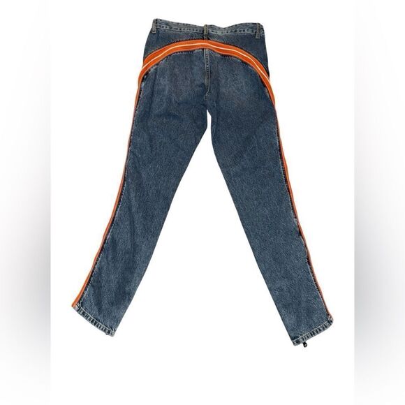 Diesel NWT D-VISION EMAT Straight Leg Denim Jeans Size 28 - Picture 10 of 11